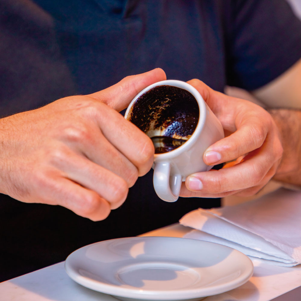 Lectura terapéutica de café árabe